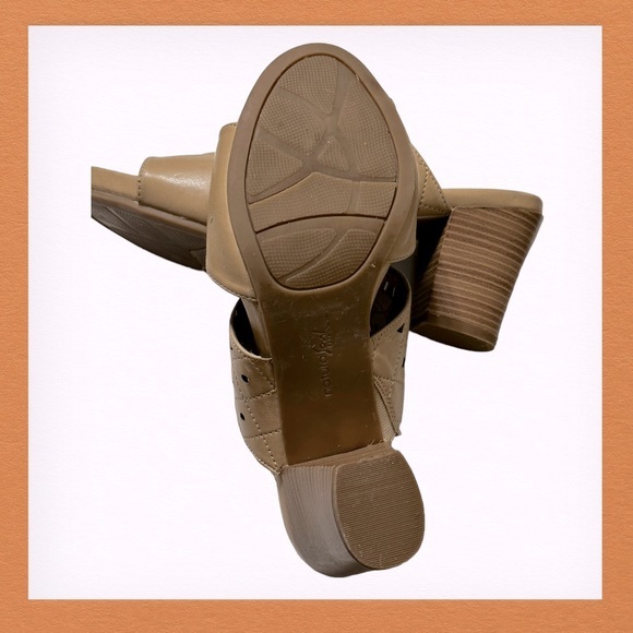 Natural Soul by Naturalizer Womens Beige‎ High Heel Sandals Size 7 - Picture 9 of 13